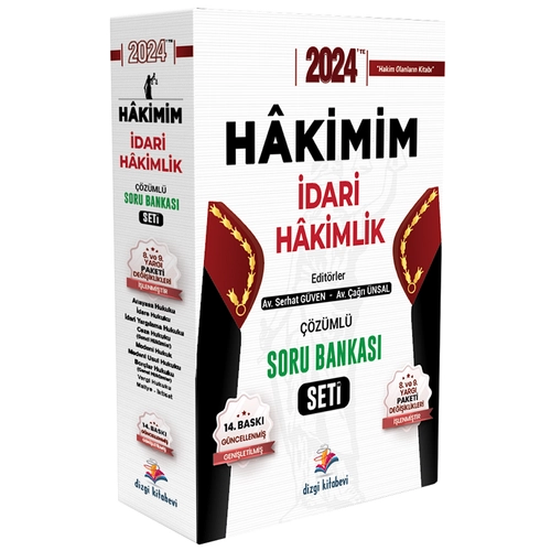 Dizgi Kitap 2024 Hakimim dari Hakimlik Soru Bankas Seti