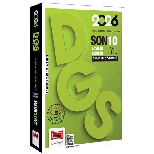 Yarg� 2026 DGS ��km�� Sorular Son 10 Y�l Fasik�l ��z�ml� Yarg� Yay�nlar�