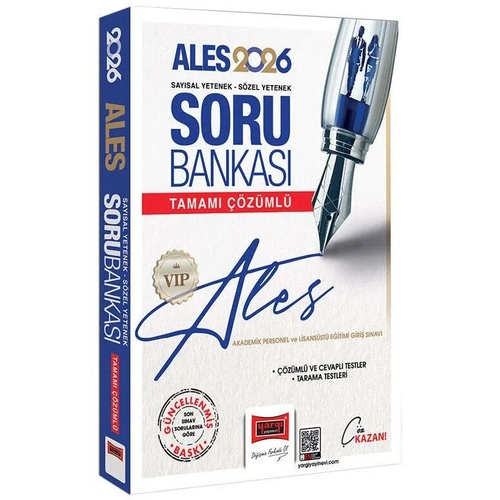 Yarg 2026 ALES VIP Soru Bankas zml Yarg Yaynlar