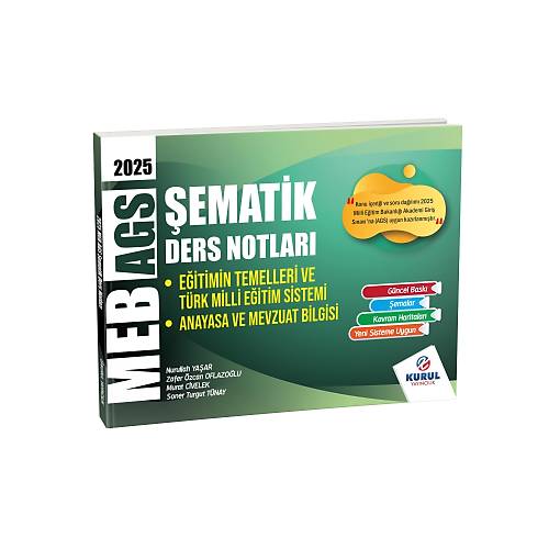 Kurul Yay�nc�l�k MEB AGS E�itimin Temelleri T�rk Milli E�itim Sistemi ile Mevzuat� �ematik Ders Notlar�