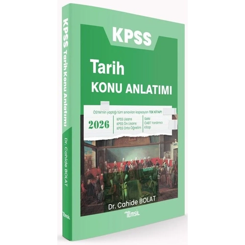 Temsil 2026 KPSS Tarih Konu Anlat�m� - Cahide Bolat Temsil Yay�nlar�