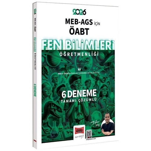 Yarg� 2026 �ABT MEB-AGS Fen Bilimleri ��retmenli�i 6 Deneme ��z�ml� - Tufan Gen� Yarg� Yay�nlar�