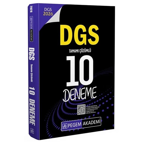 Pegem 2026 DGS 10 Deneme ��z�ml� Pegem Akademi Yay�nlar�