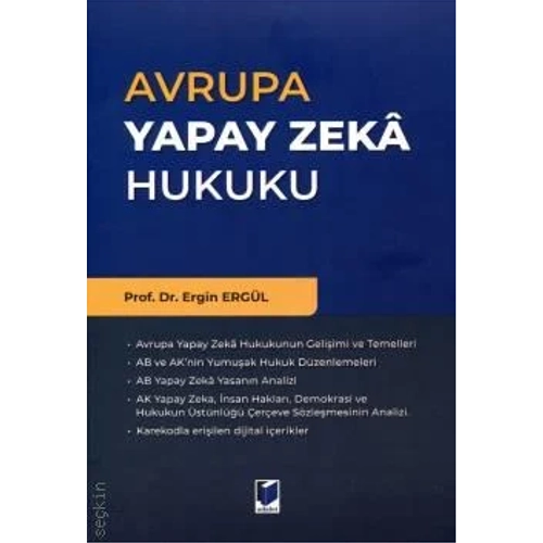 Adalet Yaynevi Avrupa Yapay Zeka Hukuku-Ergin Ergl