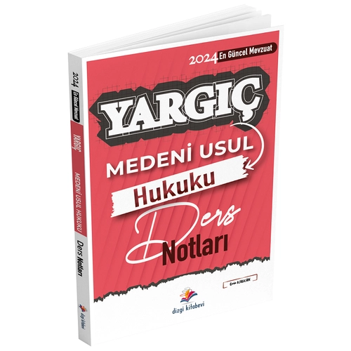Dizgi Kitap 2024 Hakimlik YARGI Medeni Usul Hukuku Ders Notlar Emin Kalkan