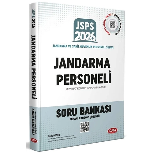 Data 2026 JSPS Jandarma Personeli Soru Bankas� - Karekod ��z�ml� Data Yay�nlar�
