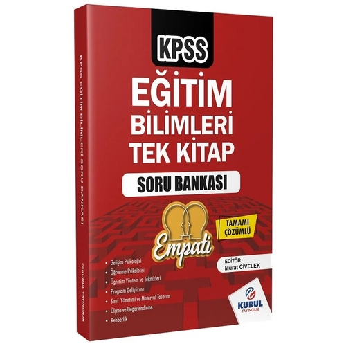 Kurul 2024 KPSS Eitim Bilimleri Empati Soru Bankas zml - Murat Civelek