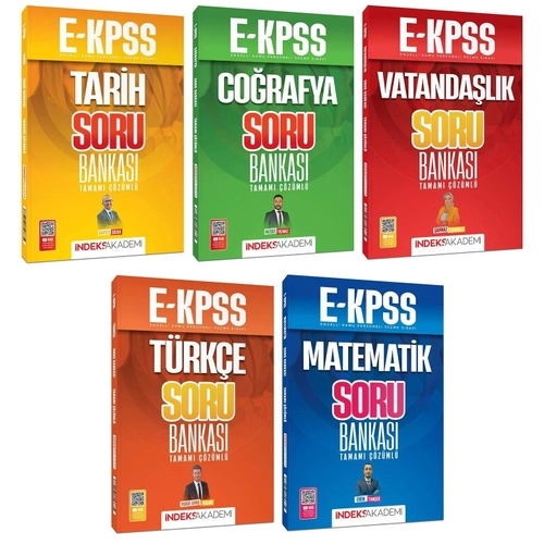 �ndeks Akademi 2026 EKPSS Soru Bankas� 5 li Set �ndeks Akademi Yay�nc�l�k