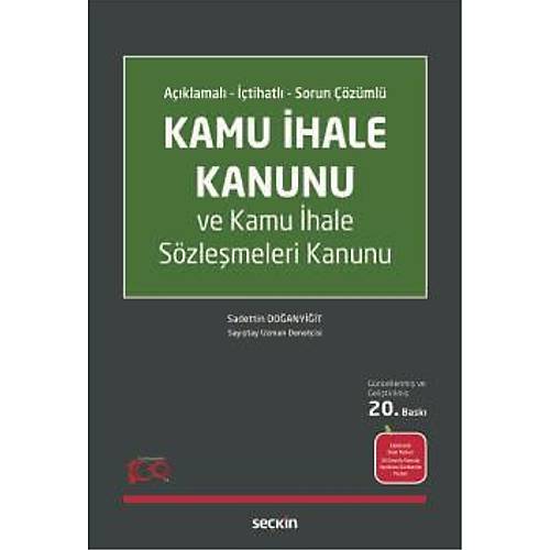 Sekin Yaynlar Kamu hale Kanunu ve Kamu hale Szlemeleri Kanunu (Sadettin Doanyiit) Sadettin Doanyiit