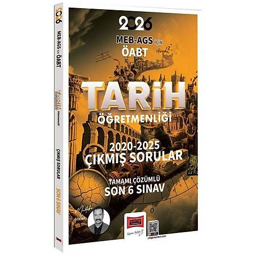 Yarg� 2026 �ABT MEB-AGS Tarih ��retmenli�i ��km�� Sorular Son 6 S�nav 2020-2025 ��z�ml� - Mustafa �zdemir Yarg� Yay�nlar�