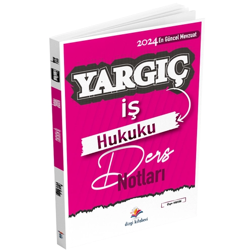 Dizgi Kitap 2024 Hakimlik YARGI  Hukuku Ders Notlar - zgr Yaman