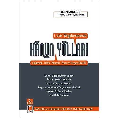 Adalet Yaynevi Ceza Yarglamasnda Kanun Yollar (Hsn Aldemir)