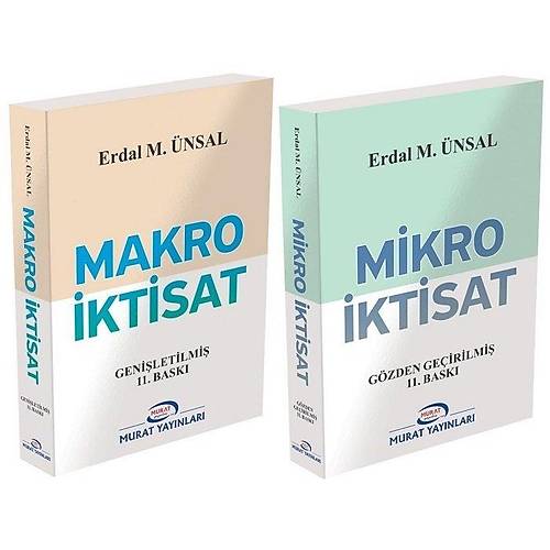Murat Yaynlar Makro + Mikro ktisat Erdal nsal 2 li Set