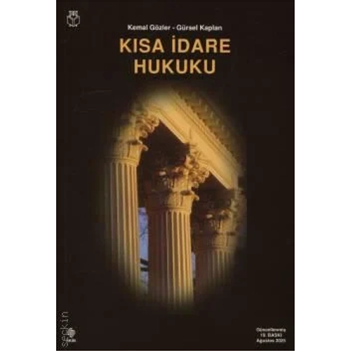 Ekin Yay�nlar� K�sa �dare Hukuku (Roman Boy) Kemal G�zler