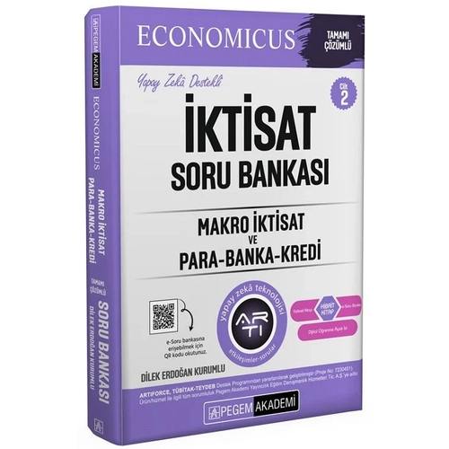 Pegem 2025 KPSS A Grubu Economicus ktisat Soru Bankas Cilt-2 Makro ktisat ve Para Banka Kredi