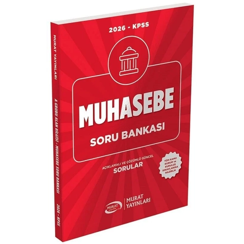 Murat 2026 KPSS A Grubu Muhasebe Soru Bankas� ��z�ml� Murat Yay�nlar�