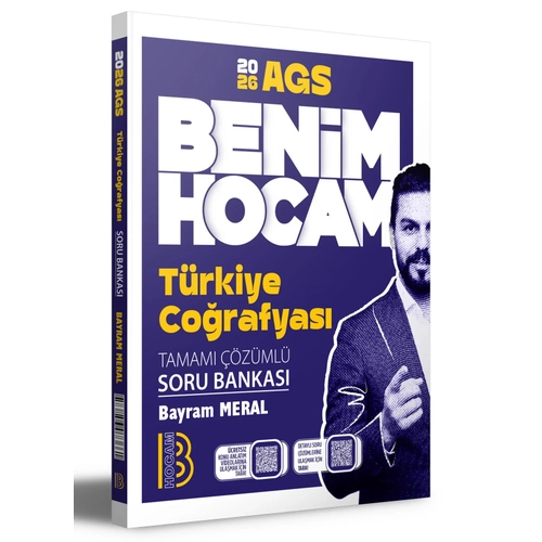 Benim Hocam Yaynlar 2026 AGS Trkiye Corafyas Tamam zml Soru Bankas Benim Hocam Yaynlar (Bayram Meral)