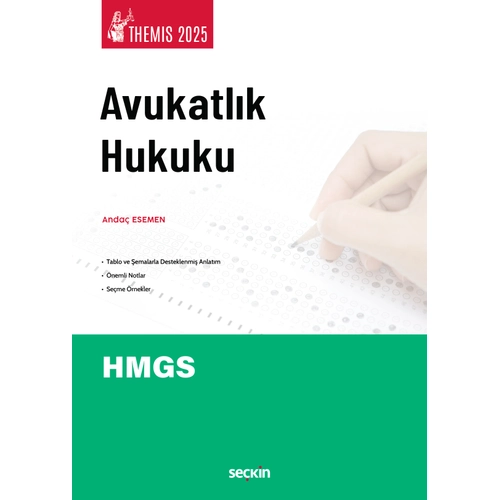 Se�kin 2025 THEM�S HMGS Avukatl�k Hukuku Konu- Anda� Esemen Se�kin Yay�nlar�