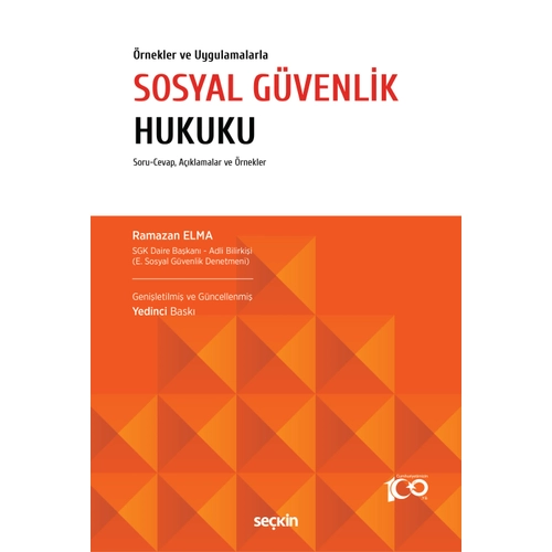 Sekin Yaynevi Sosyal Gvenlik Hukuku (Ramazan Elma) Ramazan Elma
