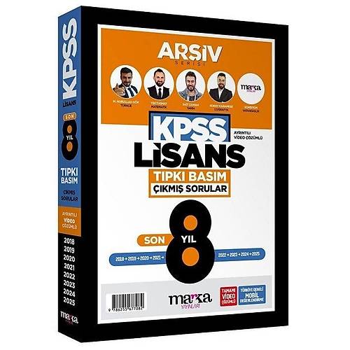 Marka 2026 KPSS Genel Yetenek Genel K�lt�r Lisans ��km�� Sorular Son 8 Y�l T�pk� Bas�m ��z�ml� AR��V Serisi Marka Yay�nlar�