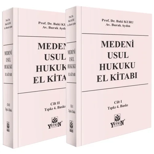 Yetkin Yay�nlar� Medeni Usul Hukuku EL Kitab� ( 2 C�LT ) Baki Kuru