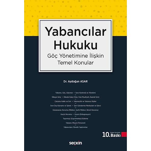 Se�kin Yay�nevi Yabanc�lar Hukuku (Aydo�an Asar)