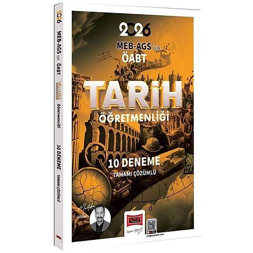 Yarg� 2026 �ABT MEB-AGS Tarih ��retmenli�i 10 Deneme ��z�ml� - Mustafa �zdemir Yarg� Yay�nlar�
