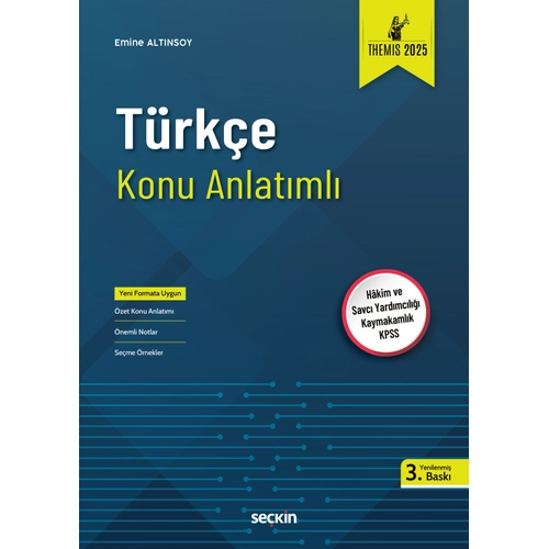 Sekin 2025 Themis Trke Konu Anlatm 3. Bask - Emine Altnsoy Sekin Yaynlar