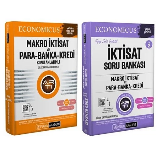 Pegem Yaynlar 2025 KPSS A Grubu Makro ktisat Economicus Konu + Soru Bankas 2 li Set