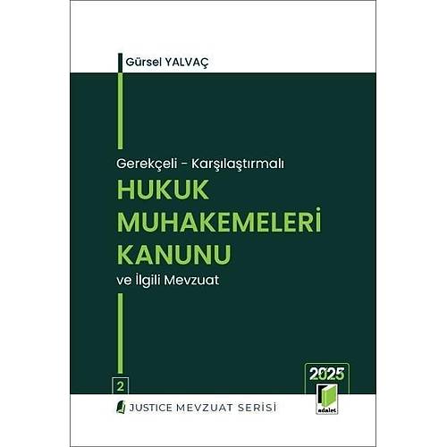 Adalet Yay�nevi Hukuk Muhakemeleri Kanunu (Gerek�eli - Kar��la�t�rmal�) Ciltli (G�rsel Yalva�)