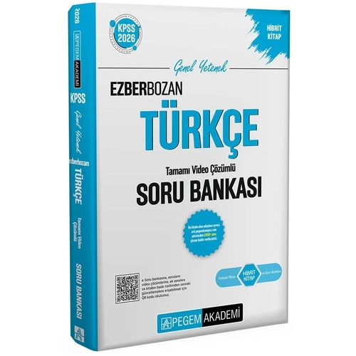 Pegem 2026 KPSS T�rk�e Ezberbozan Soru Bankas� ��z�ml� Pegem Akademi Yay�nlar�