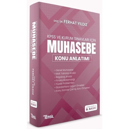 Temsil Yay�nevi KPSS A Grubu Muhasebe Konu Anlat�ml� 9. Bask� - Ferhat Y�ld�z