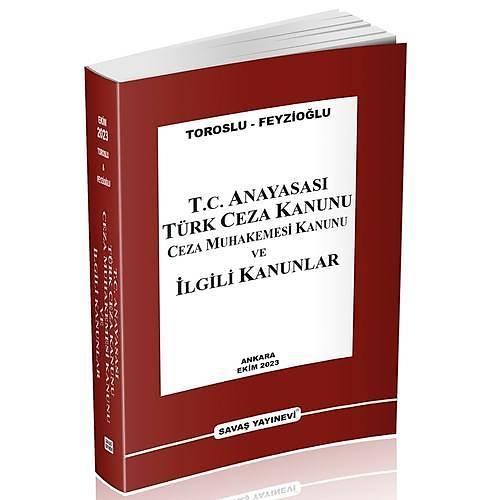 Sava TCK CMK ve lgili Kanunlar Nevzat Toroslu, Metin Feyziolu