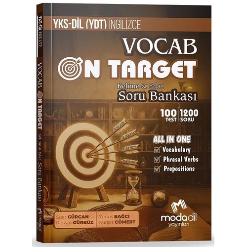 Modadil YKSD�L �ngilizce VOCAB ON TARGET Kelime ve Edat Soru Bankas� Modadil Yay�nlar�
