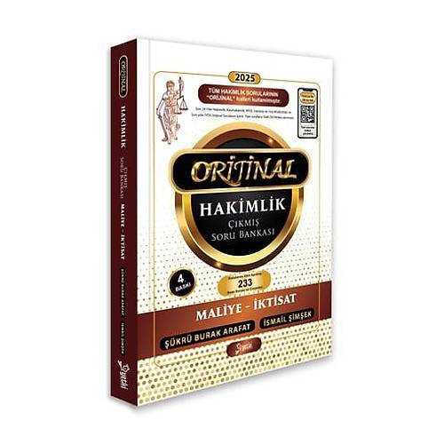 Yetki Yay�nlar� 2025 Orijinal Hakimlik Maliye-�ktisat ��km�� Soru Bankas�
