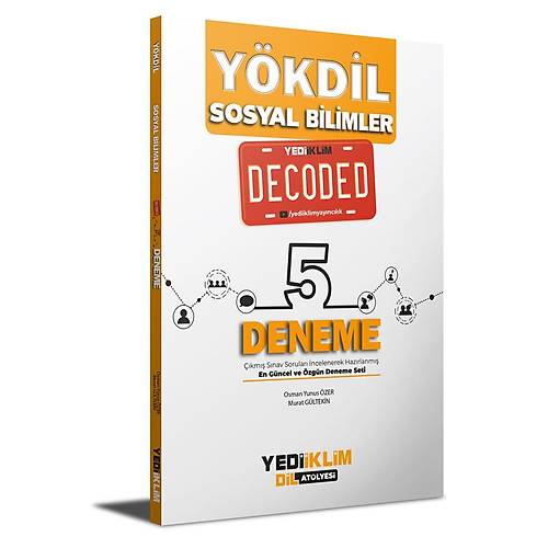 Yediiklim Yaynlar YKDL Sosyal Bilimler Decoded 5 Deneme
