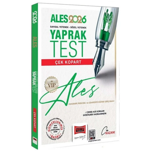 Yarg� 2026 ALES VIP Yaprak Test Yarg� Yay�nlar�