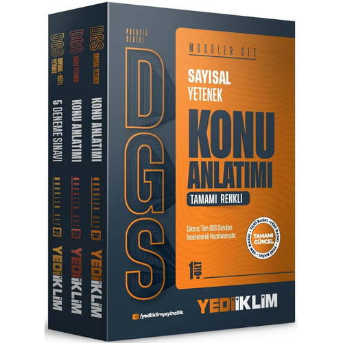 Yediiklim 2027 DGS Prestij Konu Anlat�ml� Mod�ler Set Yediiklim Yay�nlar�