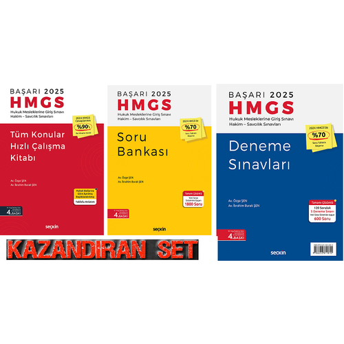 Se�kin Yay�nevi Ba�ar� HMGS S�nav Seti 3'l� 2026 (�zge �en,�brahim Burak �en) KALEM HED�YEL�
