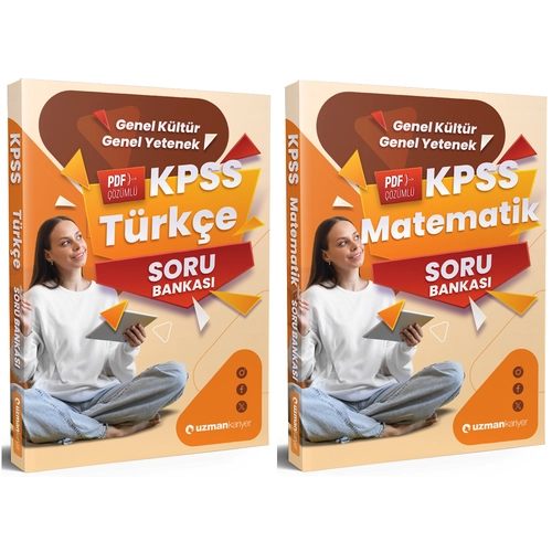 Uzman Kariyer 2026 KPSS Trke + Matematik Soru Bankas 2 li Set Uzman Kariyer Yaynlar