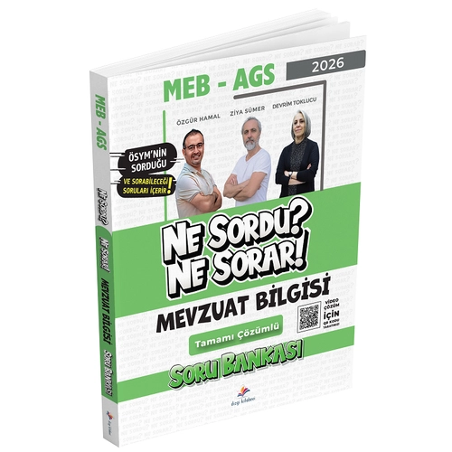 Dizgi Kitap 2026 MEB-AGS Mevzuat Bilgisi Ne Sordu Ne Sorar Soru Bankas� ��z�ml� - �zg�r Hamal, Ziya S�mer, Devrim Toklucu Dizgi Kitap