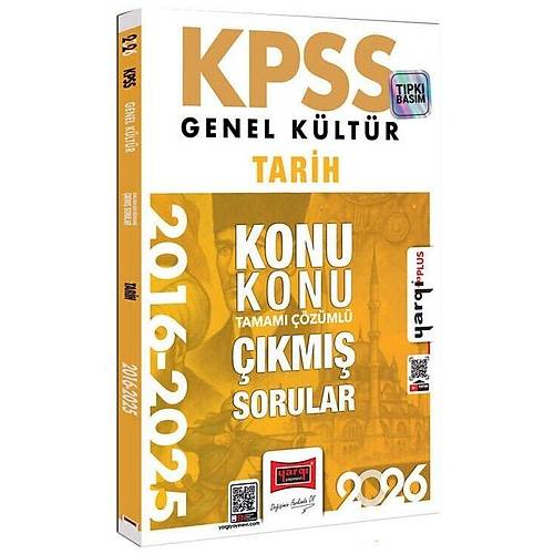 Yarg� 2026 KPSS Tarih ��km�� Sorular 2016-2025 Konu Konu ��z�ml� Yarg� Yay�nlar�