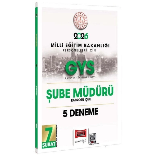 Yarg 2026 GYS MEB Milli Eitim Bakanl ube Mdr 5 Deneme Grevde Ykselme Yarg Yaynlar