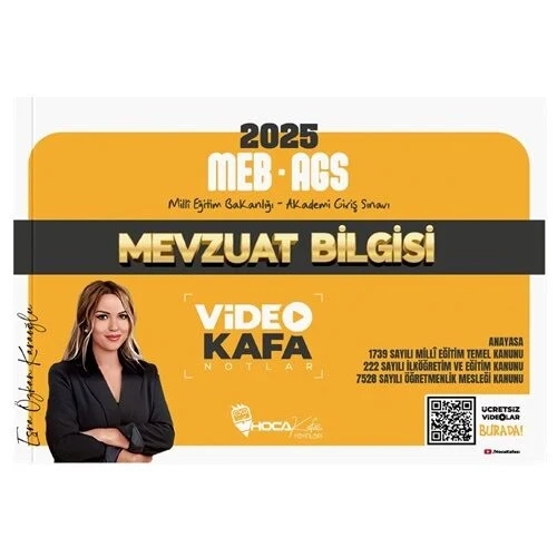 Hoca Kafas 2025 MEB-AGS Mevzuat Bilgisi Video Kafa Notlar - Esra zkan Karaolu