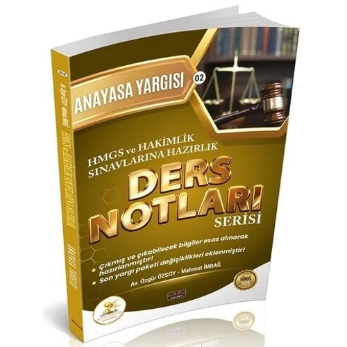 Sava� 2026 HUKAL HMGS Hakimlik Anayasa Yarg�s� Ders Notlar� Sava� Yay�nlar�