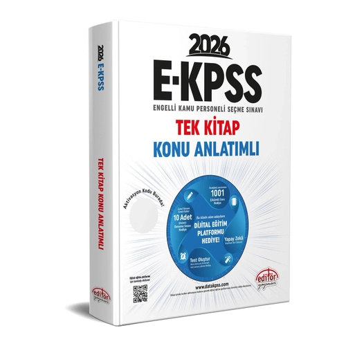 Edit�r 2026 EKPSS Konu Anlat�ml� Tek Kitap Edit�r Yay�nlar�