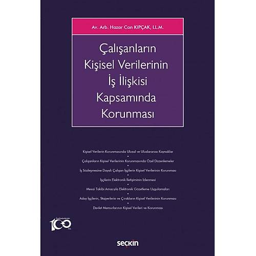 Sekin Yaynevi alanlarn Kiisel Verilerinin  likisi Kapsamnda Korunmas Hazar Can Kpak