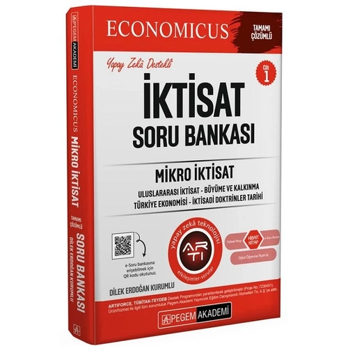 Pegem 2026 KPSS A Grubu Economicus �ktisat Soru Bankas� Cilt-1 Mikro �ktisat Pegem Akademi Yay�nlar�