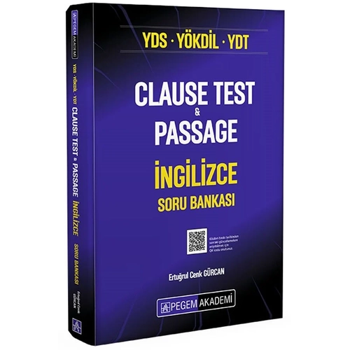 Pegem 2026 YDS Y�KD�L YDT Clause Test and Passage �ngilizce Soru Bankas� ��z�ml� Pegem Akademi Yay�nlar�