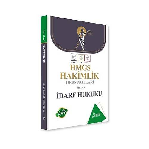 Yetki Yaynlar 2025 HMGS dare Hukuku Ders Notlar